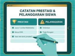 input catatan siswa